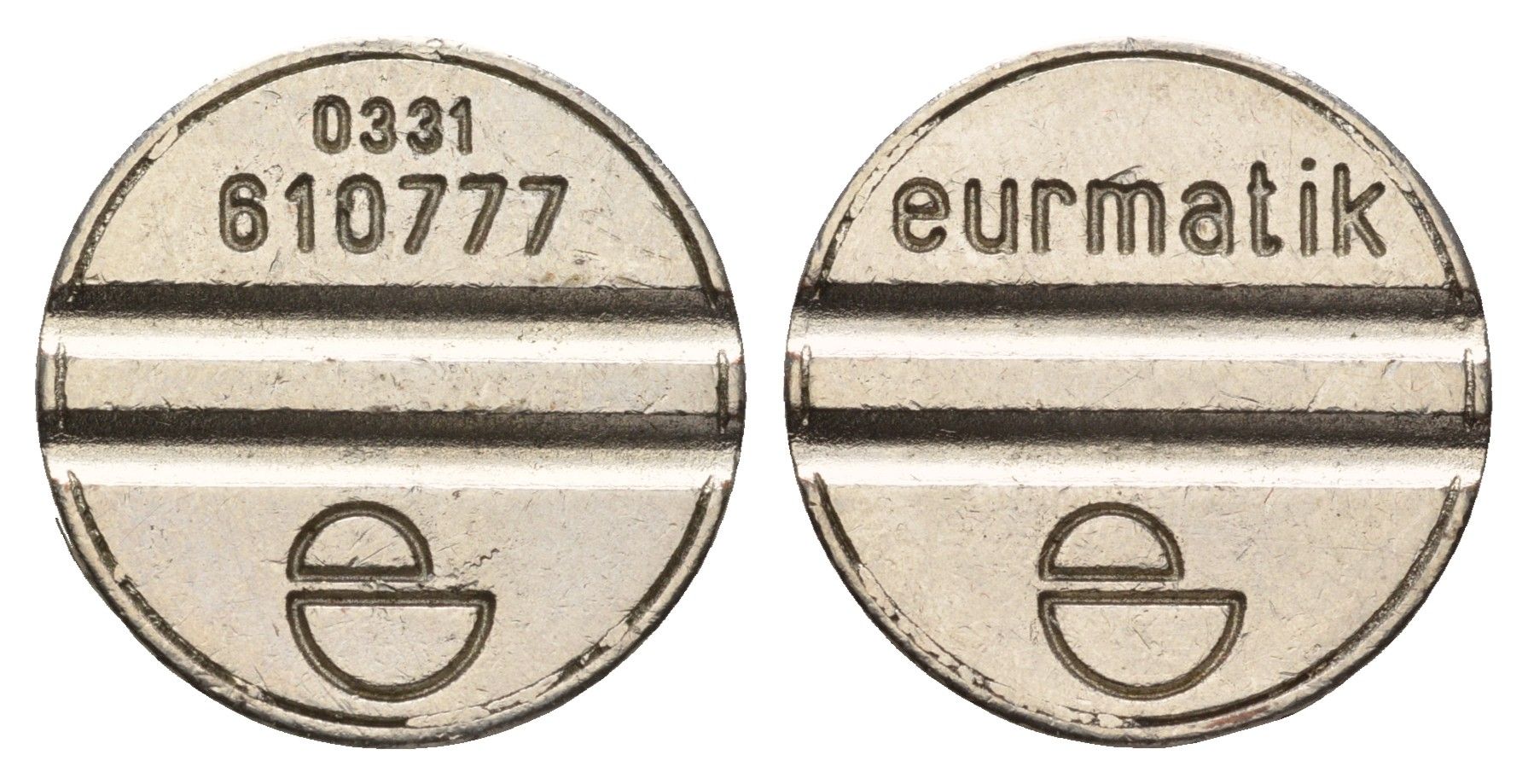 Италия жетон eurmatik диаметр 22,5 мм, вес 4,5 гр никель 4670-544