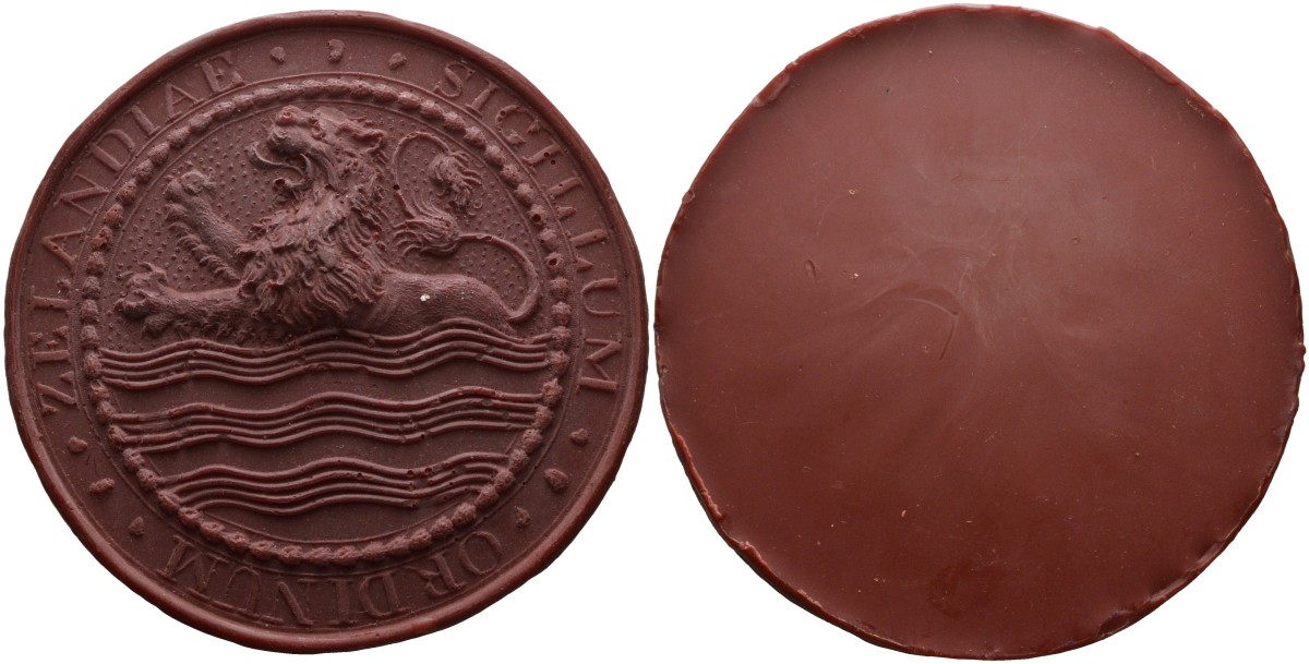 Нидерланды медаль ND Зеландия, герб, ZELANDIAE, SIGILLUM, ORDINUM, диаметр 97 мм., вес 50,7 гр. парафин 7-5-2-08