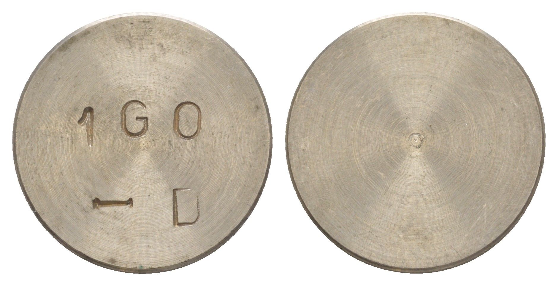 Германия жетон для весов ND вес 5,3 гр белый металл 4638-943