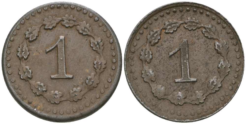 ФРАНЦИЯ 1 САНТИМ ND ИГРОВОЙ ЖЕТОН, НА АВЕРСЕ И РЕВЕРСЕ НОМИНАЛ В ВЕНКЕ, ДИАМЕТР 15 ММ. латунь 99-544