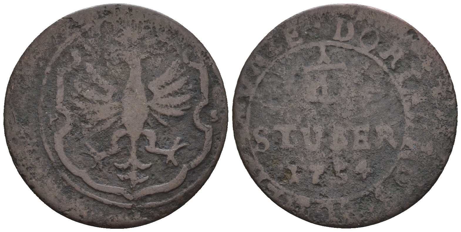 Дортмунд 1/4 штюбера 1754 KM 105, Berghaus 250 медь 54-1055