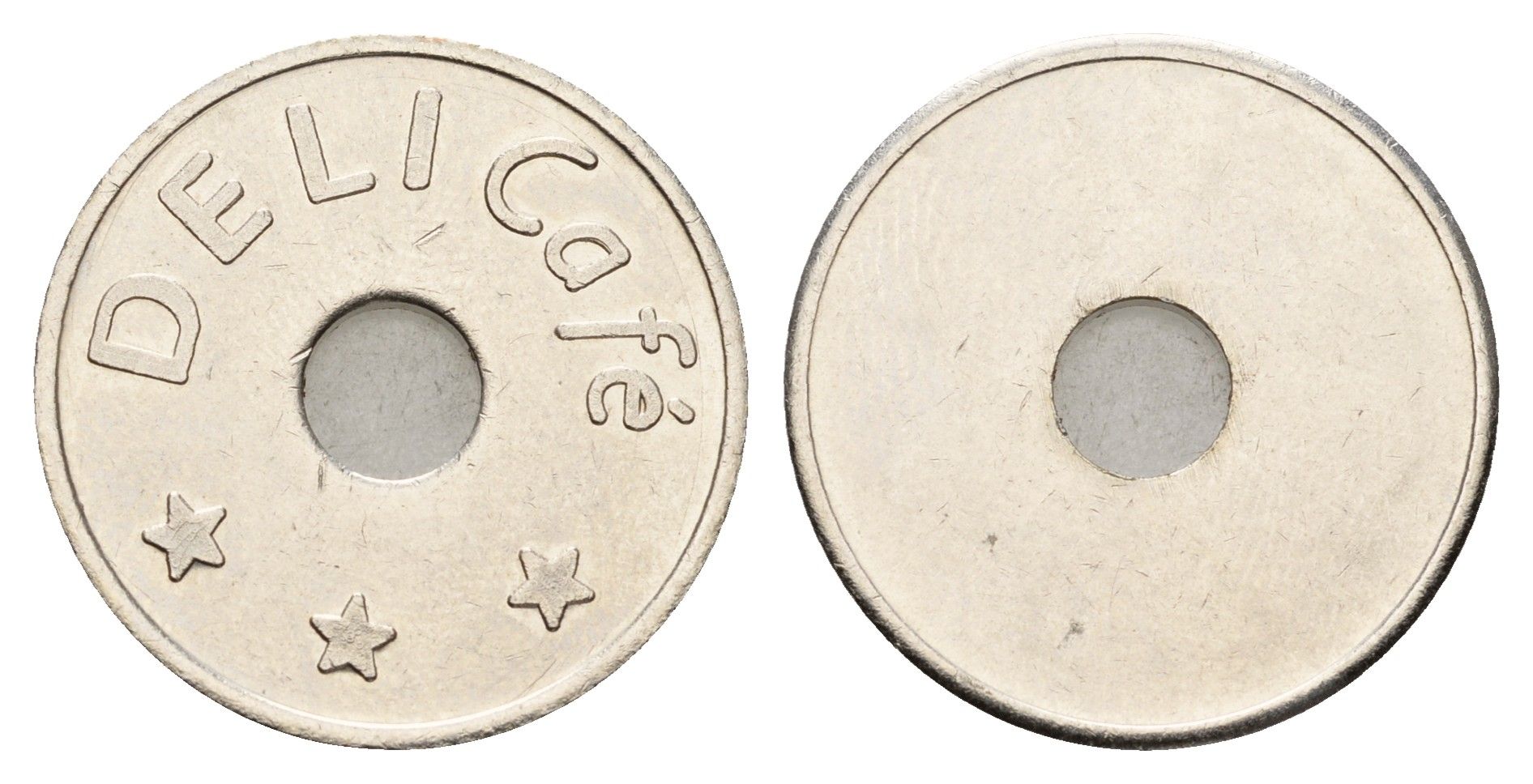 Италия жетон кофейни диаметр 24 мм, вес 4,9 гр нержавеющая сталь UNC 4670-737