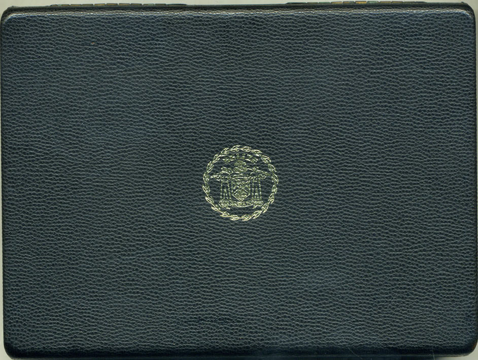 Белиз набор из 8 монет 1976 птички, в картонном буклете, запайка, в оригинальной коробке, с сертификатом KM PS 5, KM 43-50 PROOF 1-5-3-7