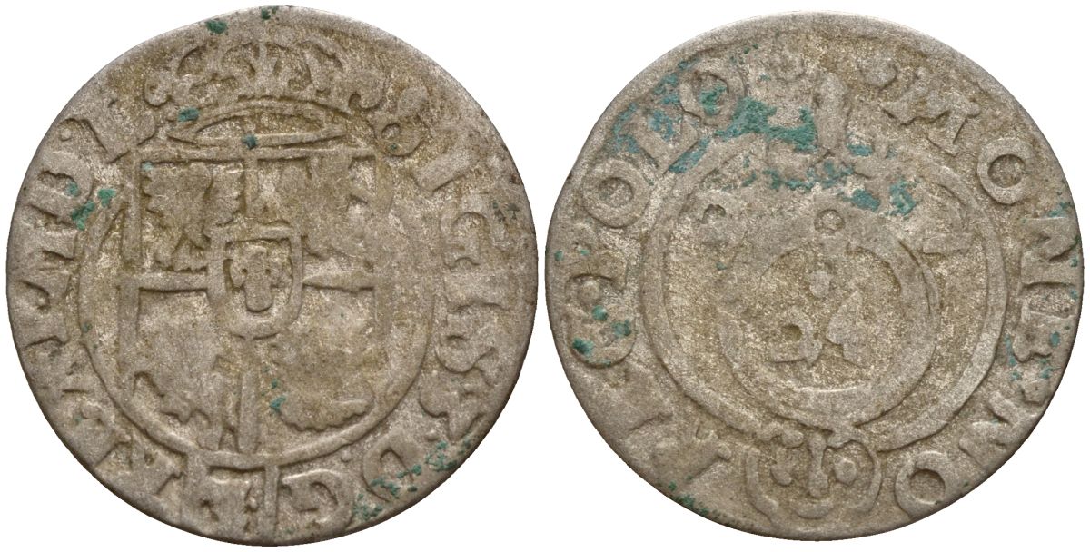Польша 3 полкера (3 полторака - 1 крейцер) 1622 Сигизмунд III Ваза (1587-1632) Gorecki B.22, KM 41 серебро 4158-862