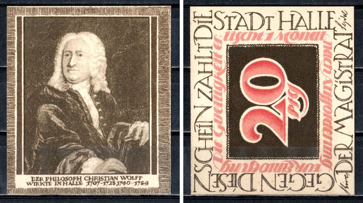 Галле-ан-дер-Заале (Пруссия, Саксония) 20 пфеннигов 1921 7556-72-3-2