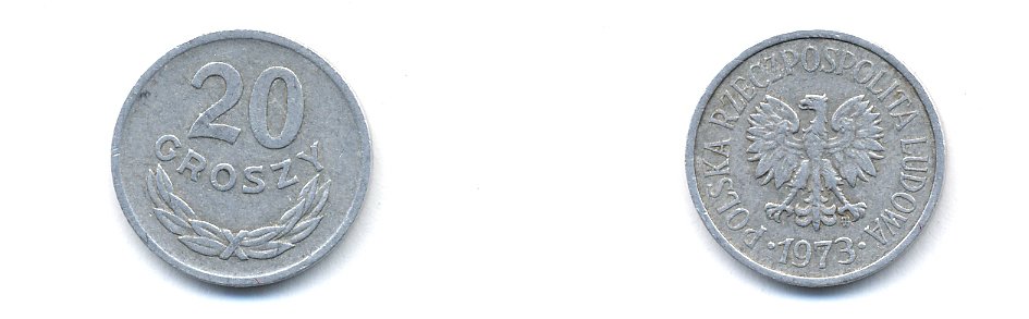 Польша 20 грошей 1973 MW KM А47, Parchimowicz 208m алюминий 4379-924