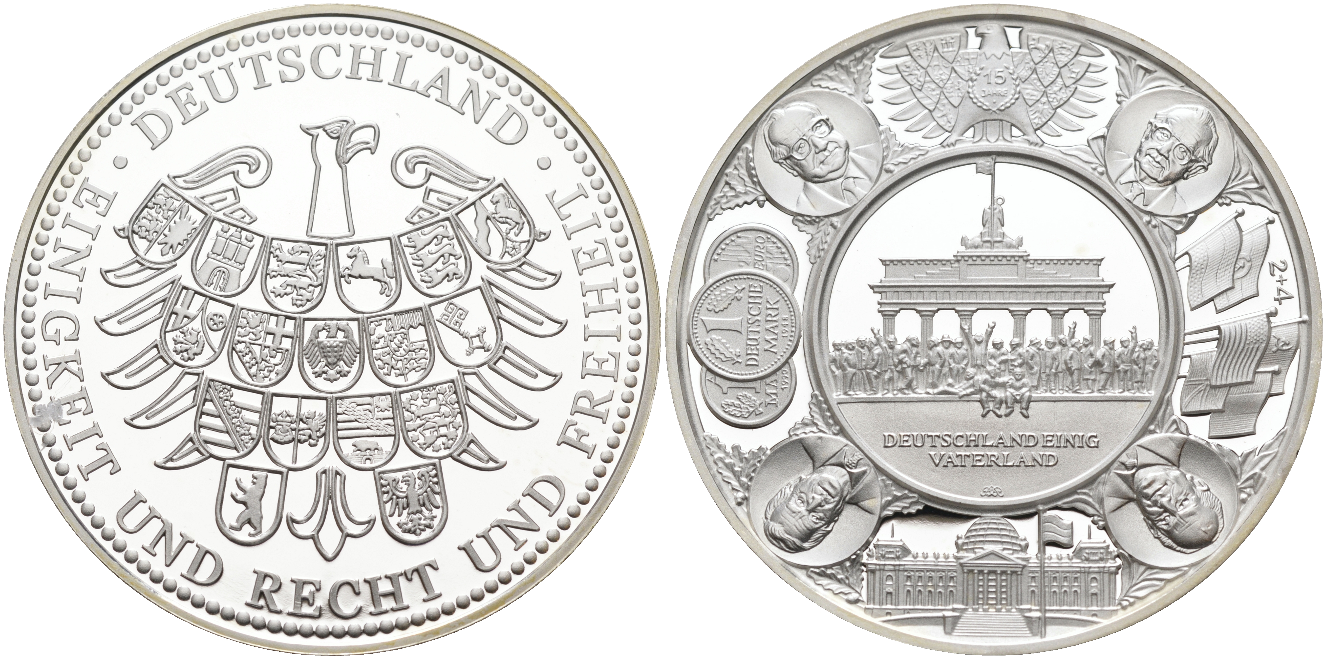 ФРГ МЕДАЛЬ 2005 ЕДИНАЯ ГЕРМАНИЯ PROOF 02-108-23