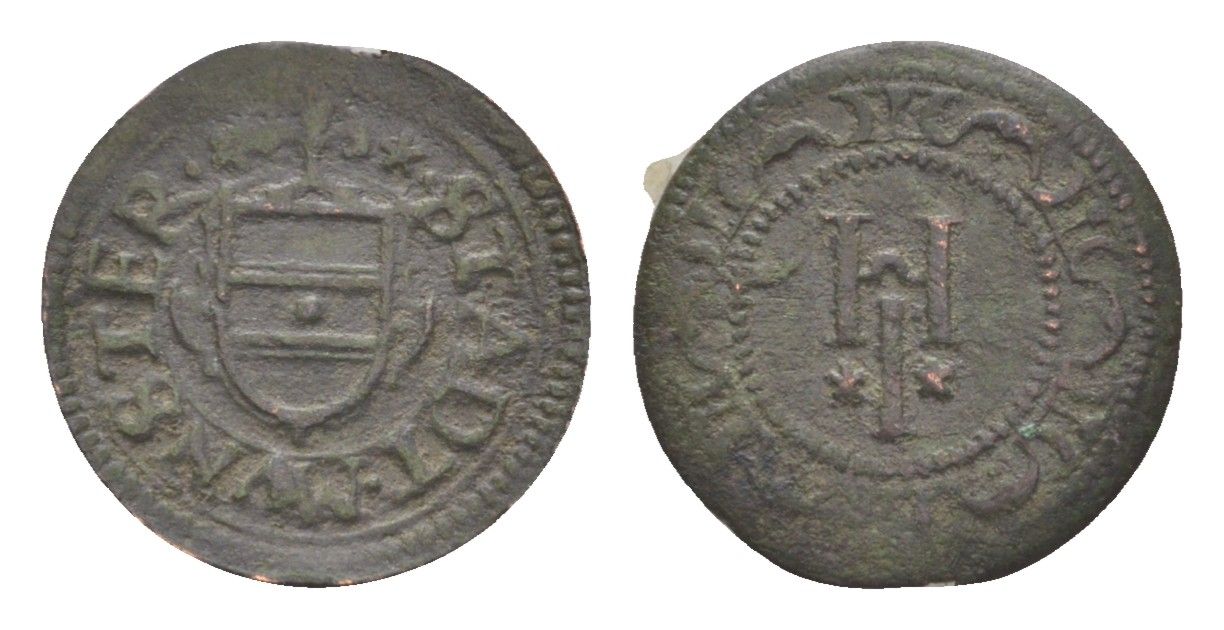 Мюнстер 1 геллер ND (1620) KM 345 медь 633-1834