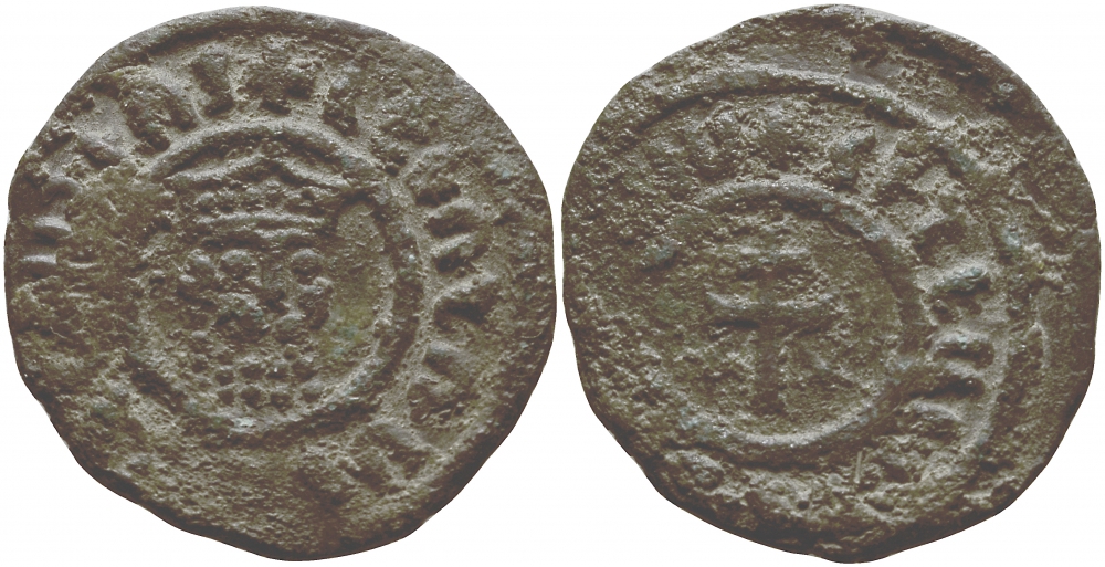 Киликийская Армения танк 1198-1219 Левон I 7,04 гр very fine Nerc. 308 медь 1073-1-2-5