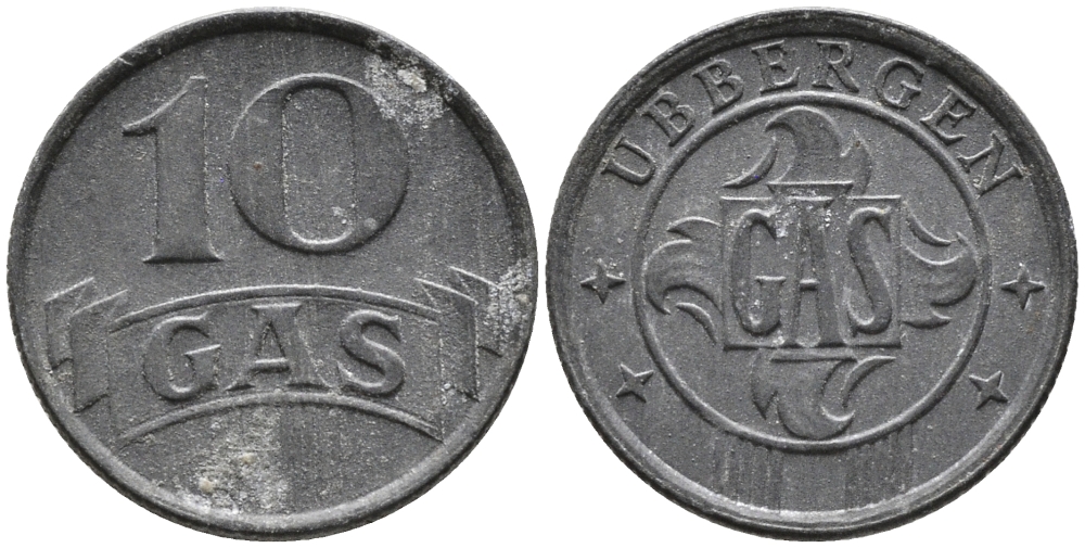 Нидерланды, Харлинген жетон на газ в 10 центов ND (1942) 99-1145