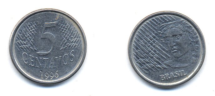 БРАЗИЛИЯ 5 СЕНТАВОС 1996 KM 632 сталь 51-5256