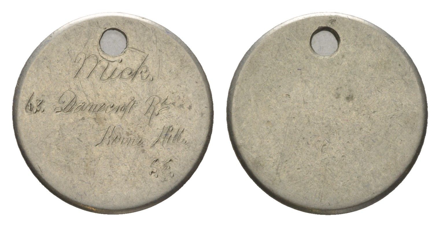 Нидерланды жетон диаметр 19 мм, вес 2,4 гр белый металл 4623-1047