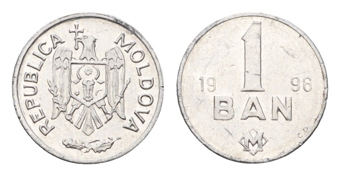 Молдавия (Молдова) 1 бан 1996 KM 1 алюминий 4689-966