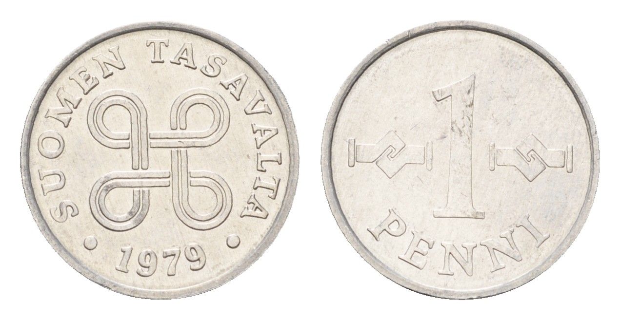 Финляндия 1 пенни 1979 KM 44a алюмний UNC 4685-554