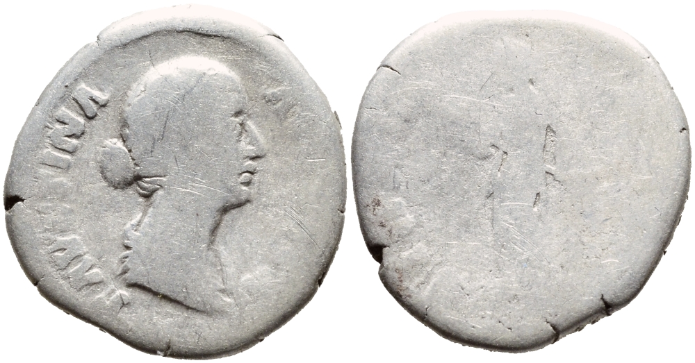 Римская Империя денарий 161-175 Фаустина Младшая, жена Марка Аврелия fine серебро 00-000-00