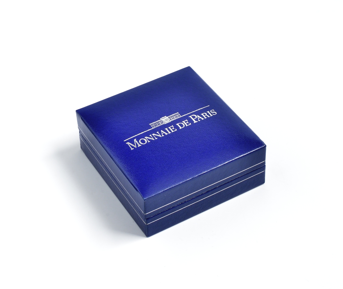 Франция 1 евро = 6,55957 франков 2000 архитектура Ренессанса (XV-XVI веков) в оригинальной коробке, с сертификатом KM 1225 серебро PROOF 4-3-3-18