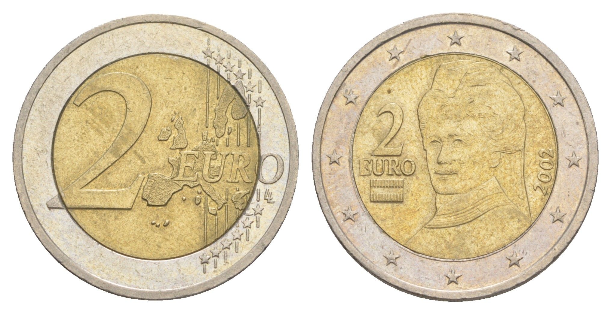 Австрия152 евро15200215Берта фон Зутнер15KM 308915биметалл151515154629-441