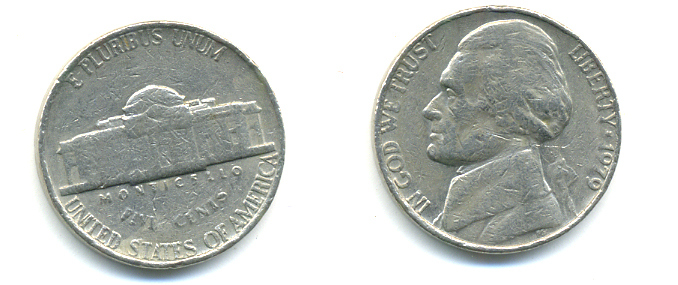 США 5 ЦЕНТОВ 1979 ДЖЕФФЕРСОН KM А192 медно-никель 179-723