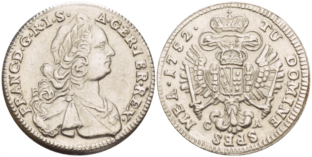 АВСТРИЯ ЖЕТОН ND ФРАНЦИСК белый металл 4528-855