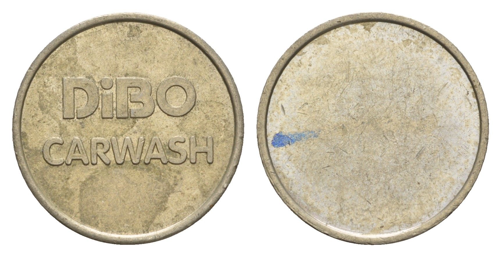 Бельгия жетон для автомойке dibo диаметр 21 мм, вес 5,3 гр медно-никель 4655-715