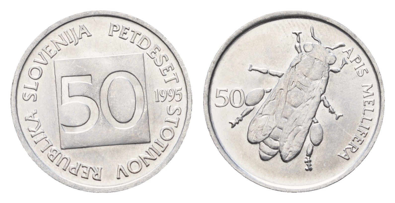 Словения 50 стотинов 1995 KM 3 алюминий UNC 4546-727
