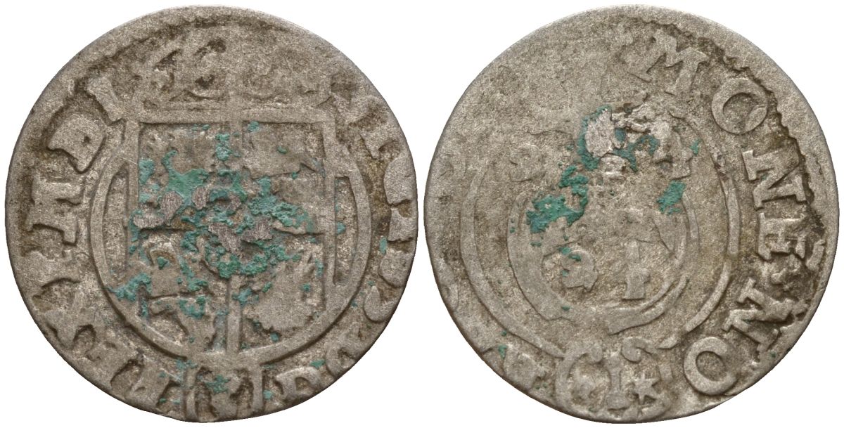 Польша 3 полкера (3 полторака - 1 крейцер) 1624 Сигизмунд III Ваза (1587-1632) Gorecki B.24, KM 41 серебро 4158-943