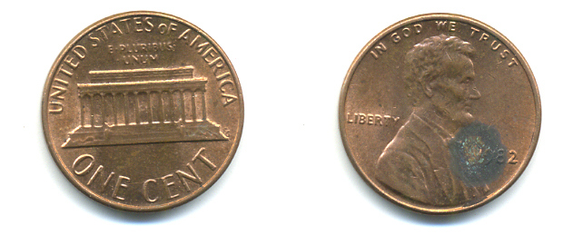 США 1 ЦЕНТ 1982 ЛИНКОЛЬН KM 201 медь цинк 86-133
