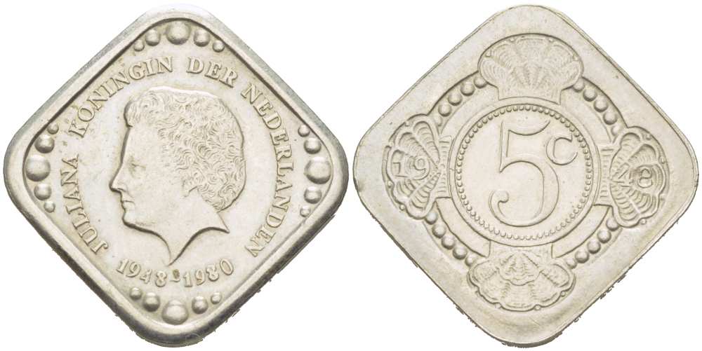 НИДЕРЛАНДЫ ЖЕТОН 1980 КОРОЛЕВА ЮЛИАНА (1948-1980) медно-никель 217-416