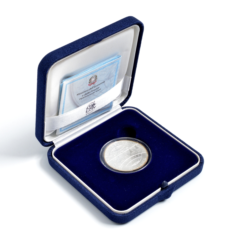 Италия 10 евро 2006 60 лет со дня образования UNICEF KM 286 серебро UNC 6-5-1-33