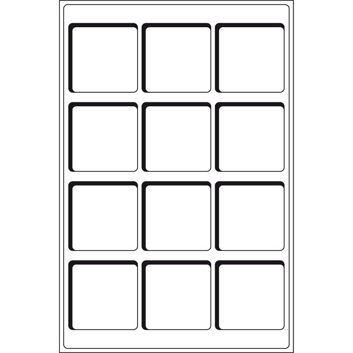 Вкладыш велюровый на 12 ячеек для монет диаметром до 66 мм, 2 шт. 324392-С