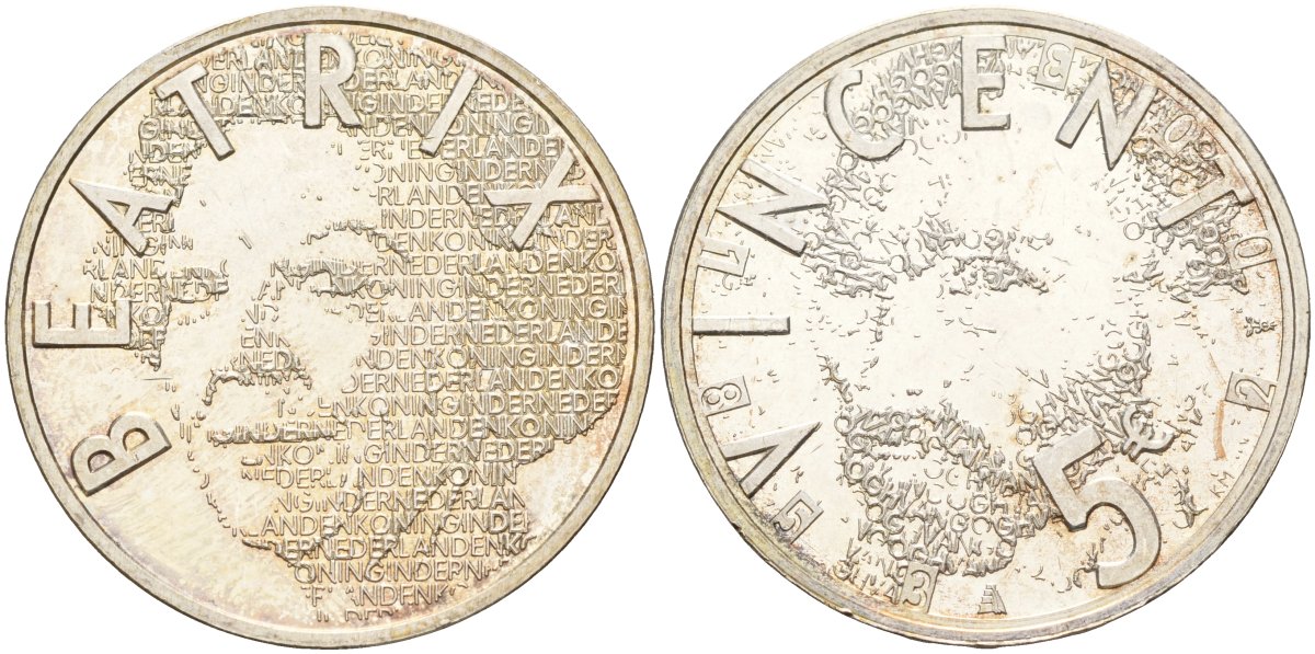 Нидерланды 5 евро 2003 150 лет со дня рождения Винсента ван Гога (1853-1890) KM 245 серебро 4144-624