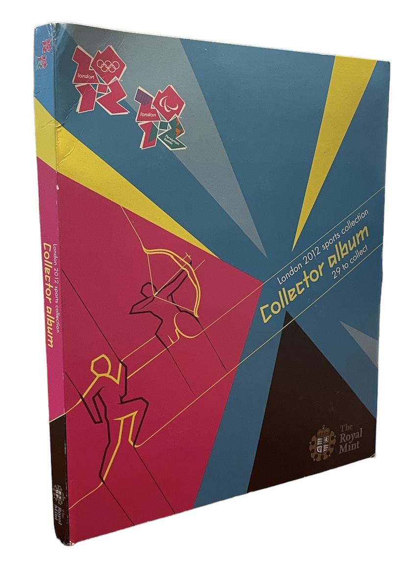 Великобритания, страны Британского содружества полный набор из 29 монет по 50 пенсов 2011 XXX Летние Олимпийские игры 2012 в Лондоне, все монеты в оригинальных блистерах KM NEW медно-никель  UNC  14-01-02-11