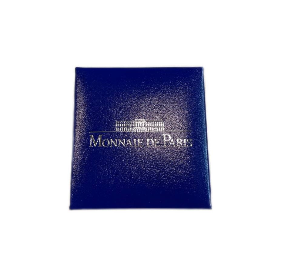 Франция 1 1/2 евро 2003 серия история путешествий, восточный экспресс, в оригинальной коробке KM 2006 серебро  PROOF  3-4-6-05