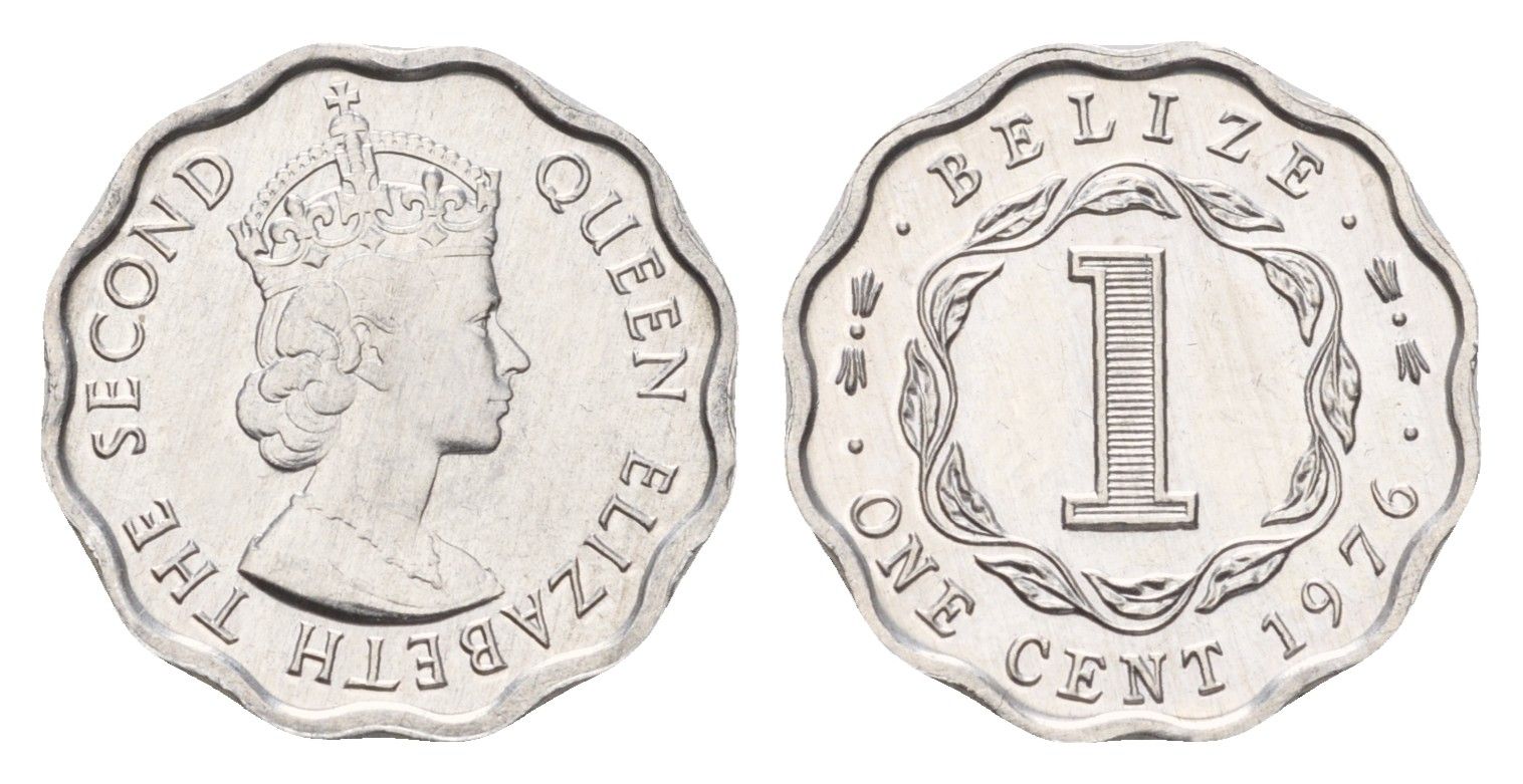 Белиз 1 цент 1976 KM 33a алюминий UNC 4679-554