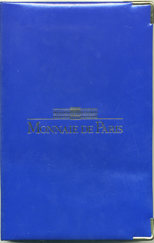 Франция евронабор из 8 монет 2002 в оригинальной упаковке монетного двора PROOF 5-4-6-17