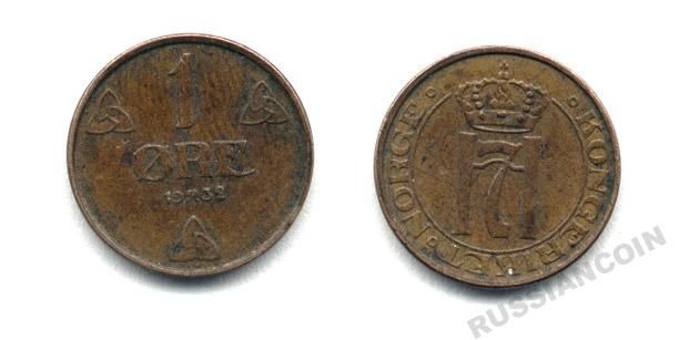 НОРВЕГИЯ 1 ЭРЕ 1932 25-1552