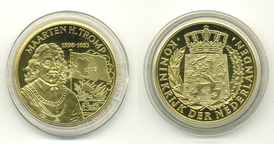 НИДЕРЛАНДЫ МЕДАЛЬ ДЖОРДЖ МАРТИН ТРАМП (1598-1653) UNC 06-130-23