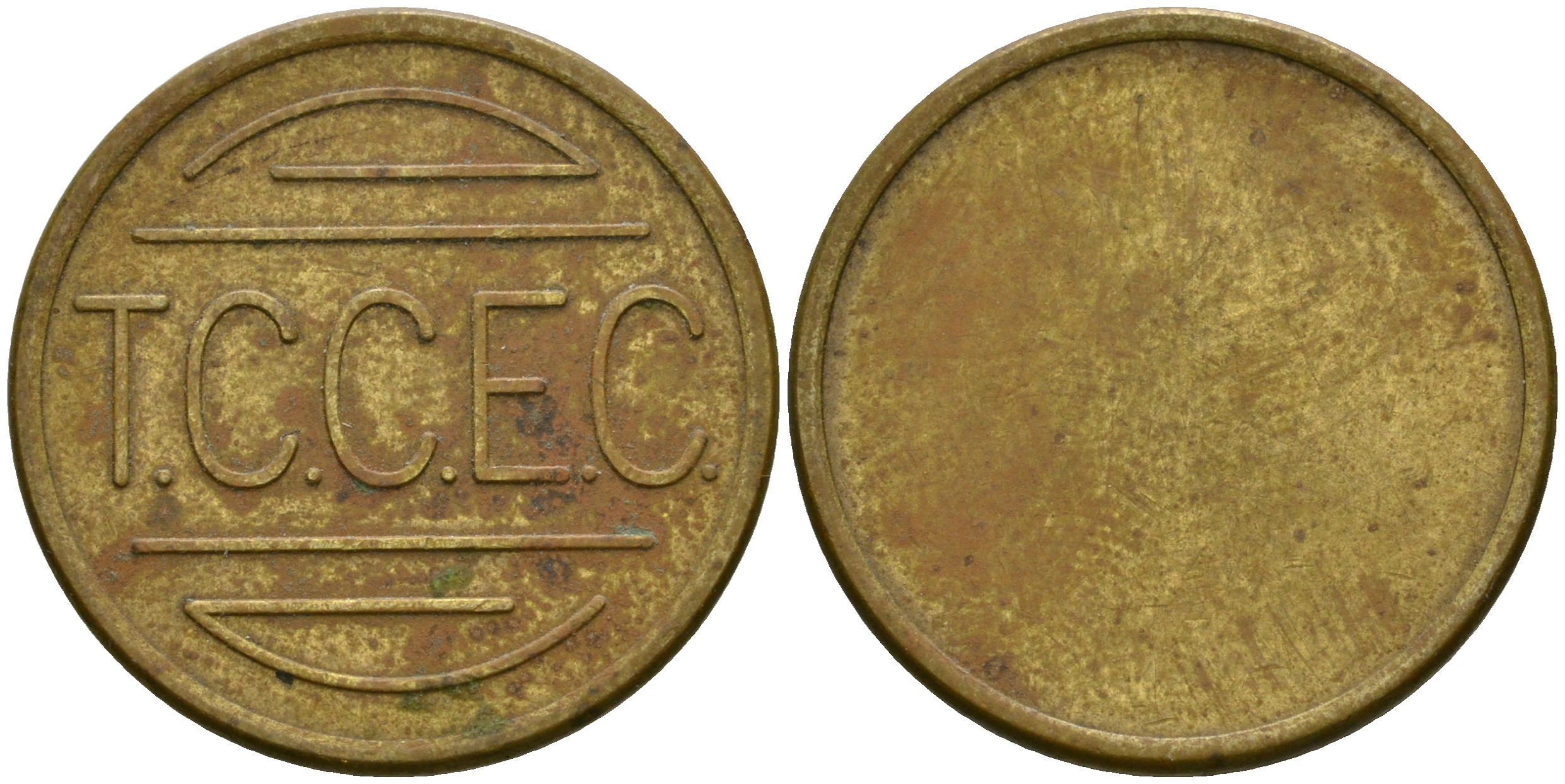 Европа жетон ND T.C.C.E.C латунь 25-1243