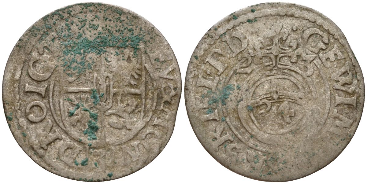 Польша 3 полкера (3 полторака - 1 крейцер) 1622 Сигизмунд III Ваза (1587-1632) Gorecki B.22, KM 41 серебро 4158-863