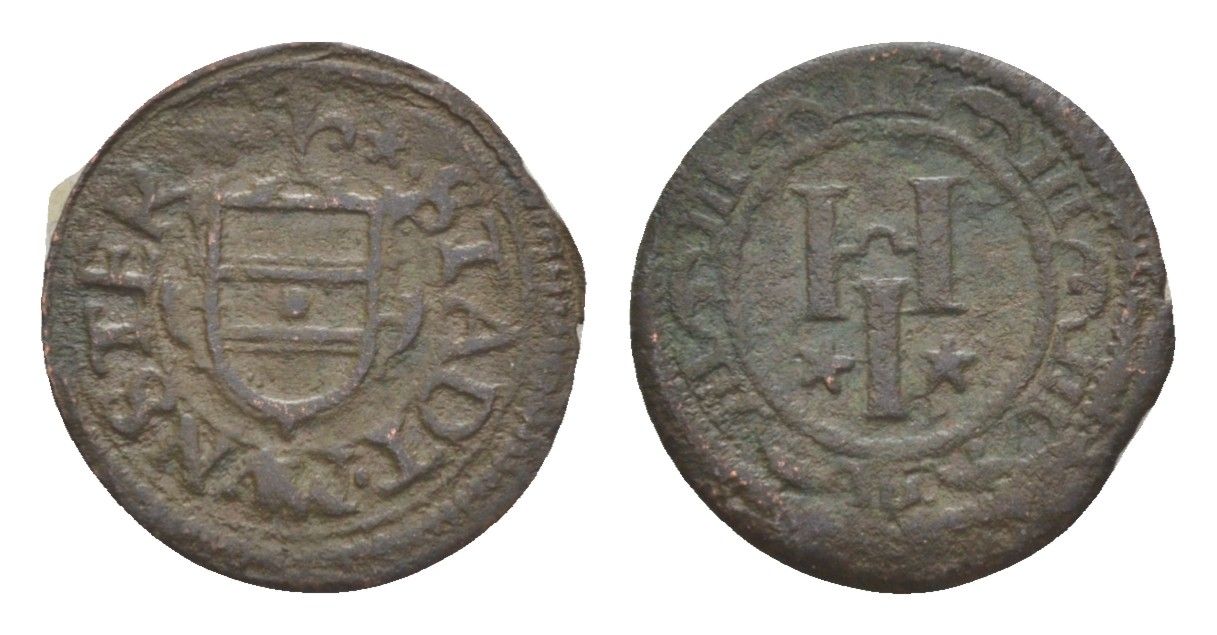 Мюнстер 1 геллер ND (1620) KM 345 медь 633-1835