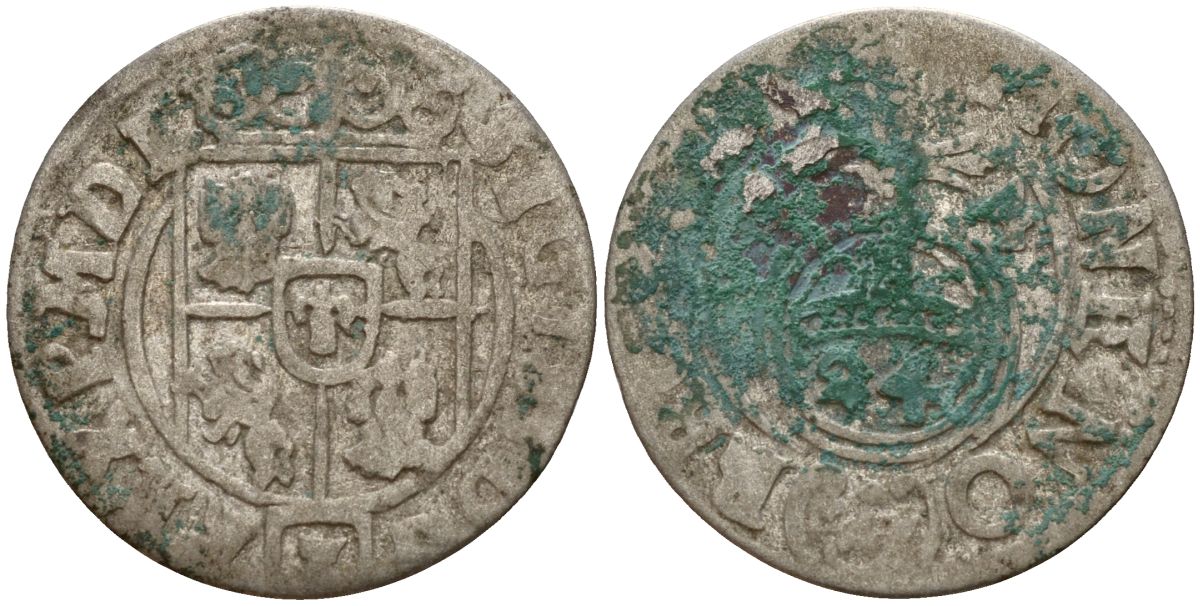 Польша 3 полкера (3 полторака - 1 крейцер) 1624 Сигизмунд III Ваза (1587-1632) Gorecki B.24, KM 41 серебро 4158-954