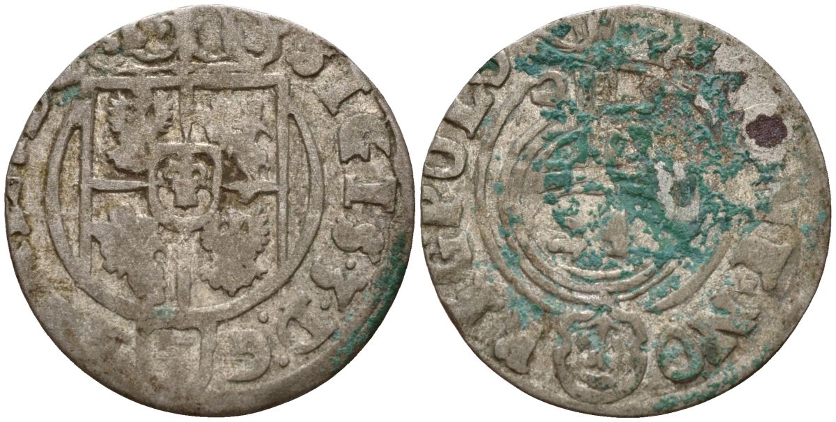 Польша 3 полкера (3 полторака - 1 крейцер) ND (1620-1627) Сигизмунд III Ваза (1587-1632) KM 41 серебро 4158-756