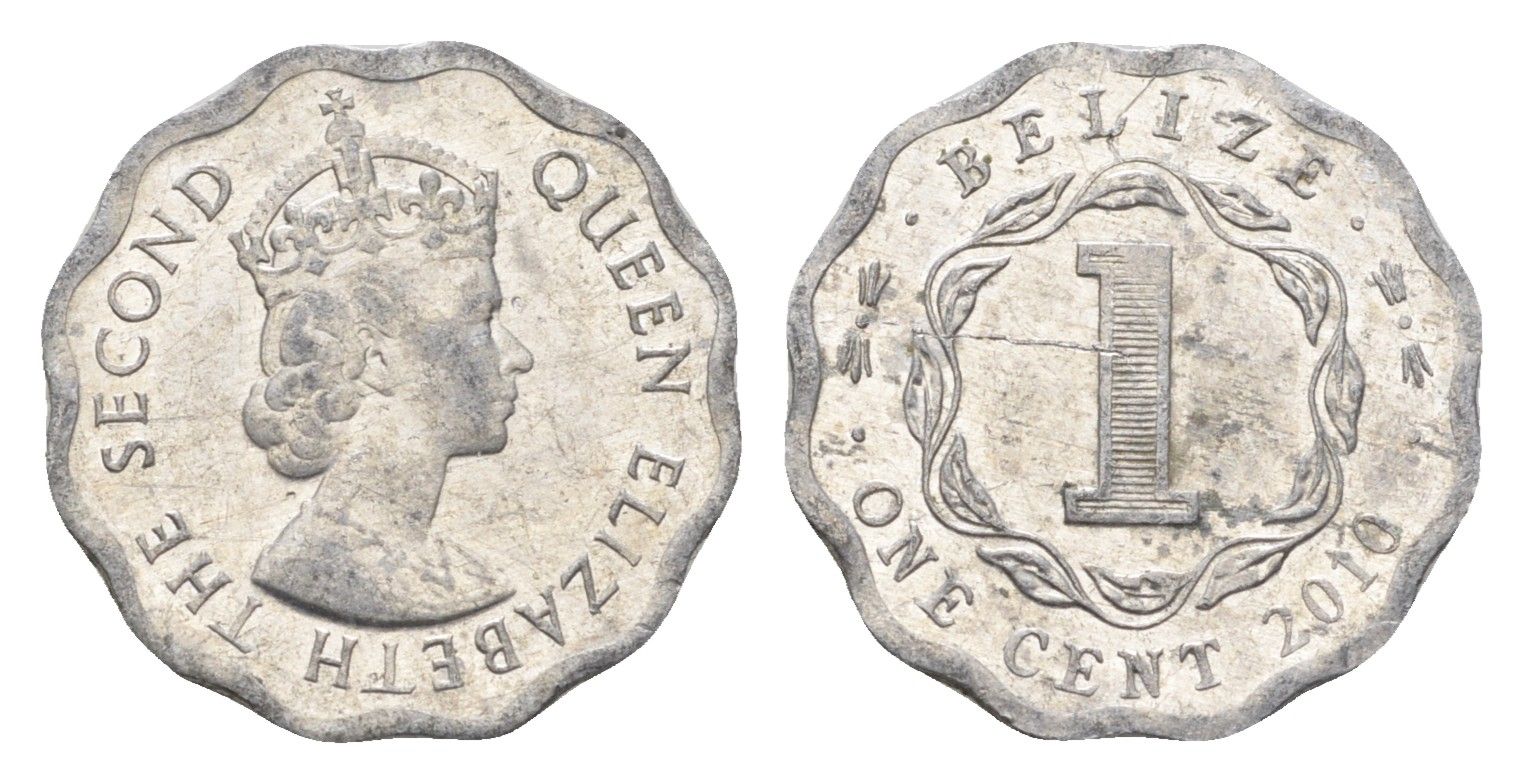 Белиз 1 цент 2010 KM 33a алюминий 4664-658