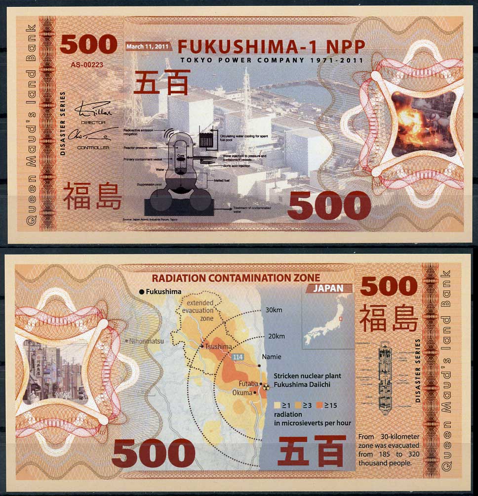 Земля Королевы Мод набор из 6 банкнот 2020-2022 великие катастрофы мира   бумага  UNC (пресс) 446-26-3-1