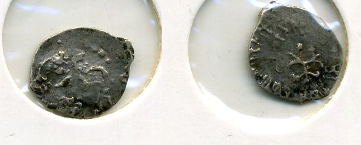 РОССИЯ 1 КОПЕЙКА ИВАН III серебро 507-1411