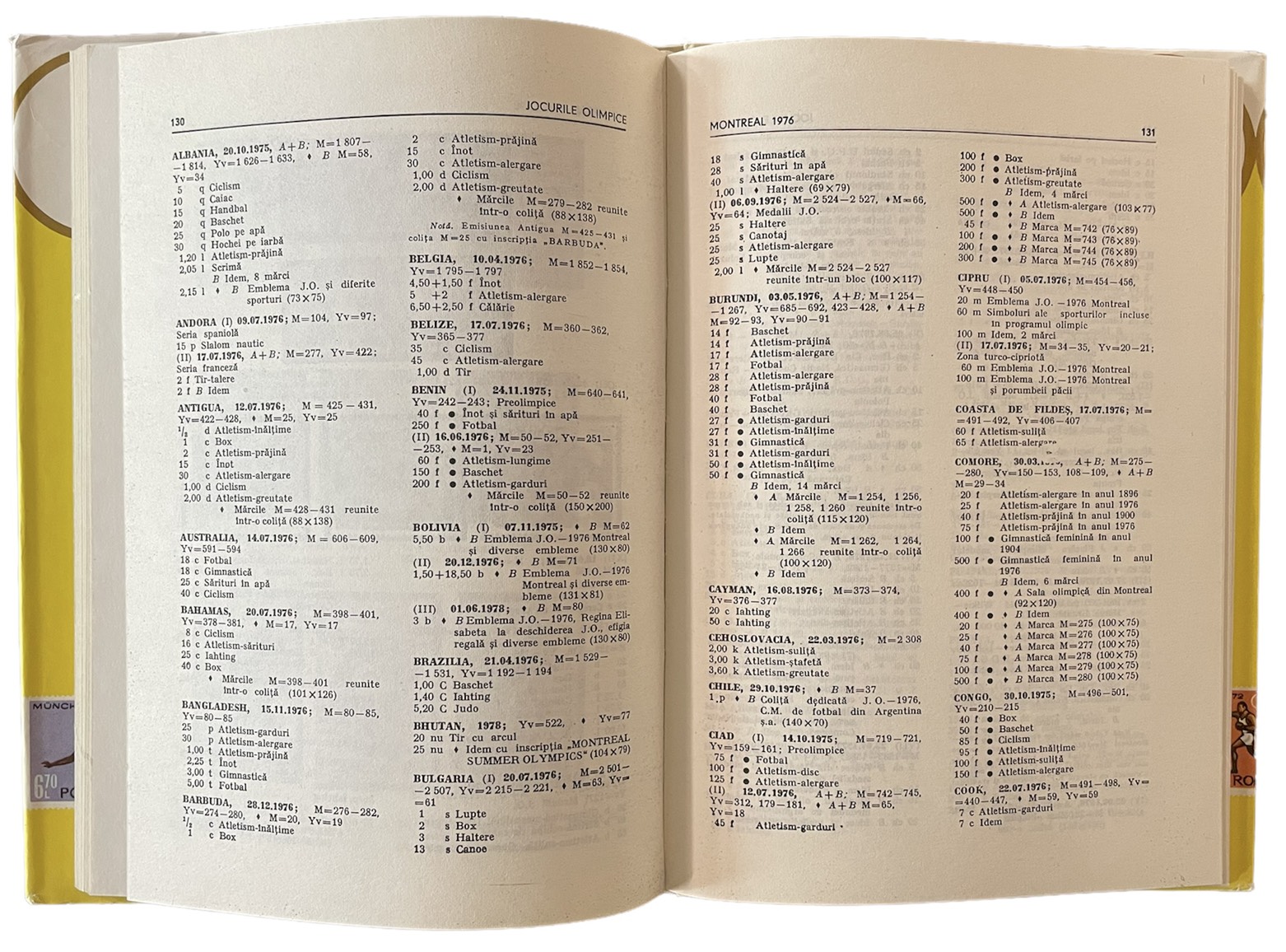 Румыния каталог марок по тематике филателия и олимпийские игры (Filatelia si jocurile olimpice) 1981 филателия и олимпийские игры 00-01-05-16