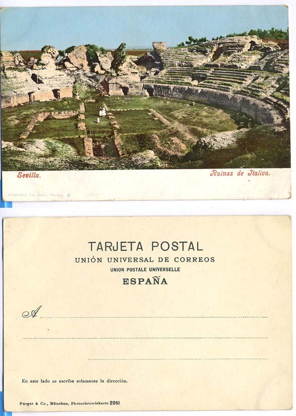 ИСПАНИЯ СЕВИЛЬЯ ИТАЛИЙСКИЕ РУИНЫ 153-5-22