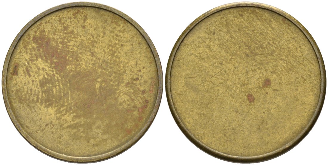 ГЕРМАНИЯ ЗАГОТОВКА ДЛЯ МОНЕТЫ НЕ МАГНИТНАЯ, ДИАМЕТР 22,5 ММ. алюминиевая бронза 4561-1057