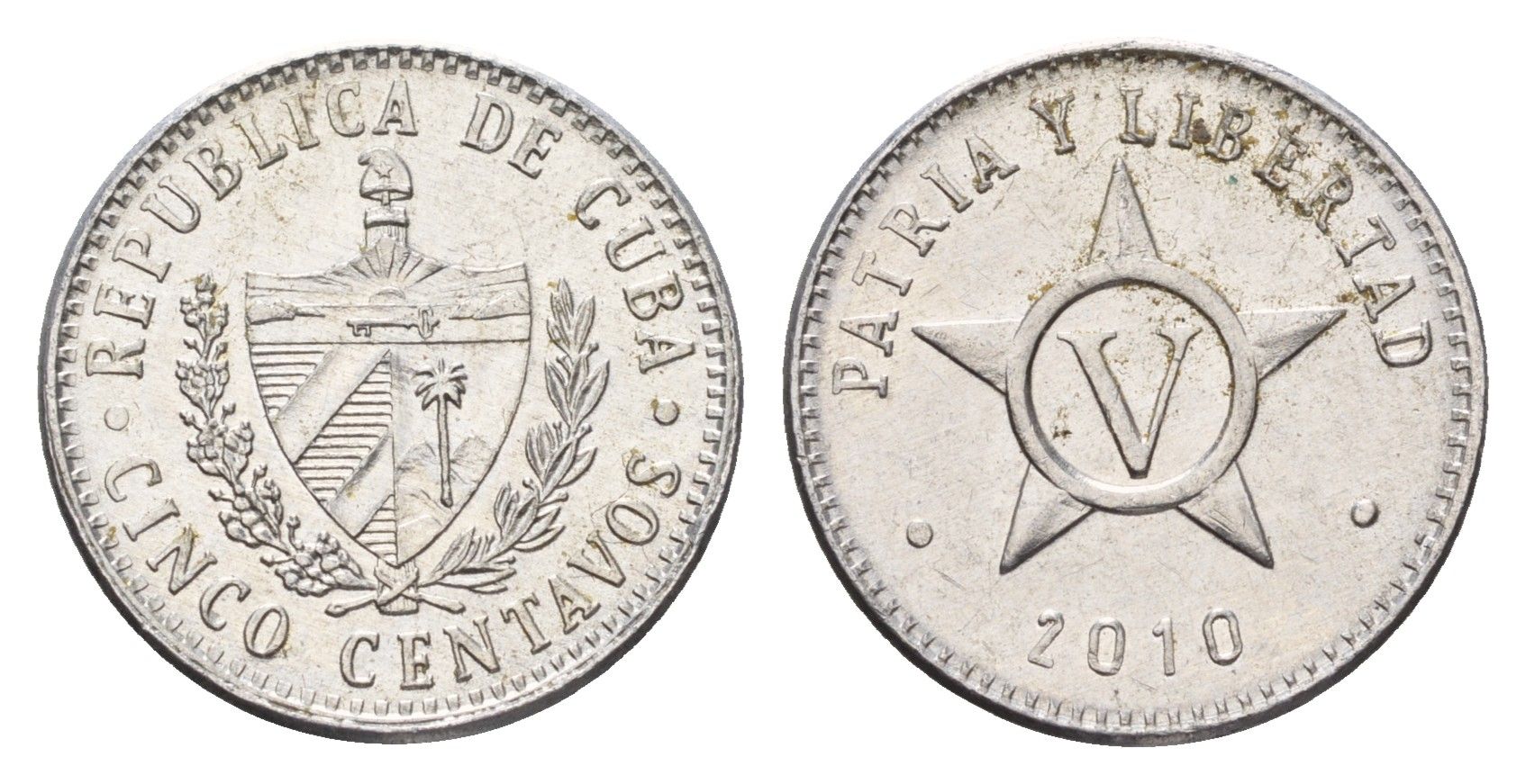 Куба 5 сентаво 2010 KM 34 алюминий UNC 4686-533