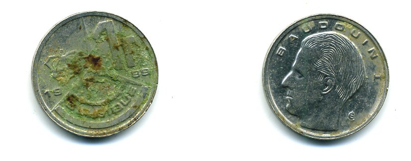 Бельгия 1 франк 1989 Belgique, Бодуэн I (1951-1993) KM 170 железо плакированное никелем 4364-647